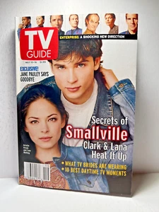 TV Guide 2003 May 10-16 Kristin Kreuk Tom Welling Smallville Clark & Lana - Imagen 1 de 4