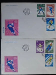1984 - Romania - Olympic Winter Games - Sarajevo - FDC , Mi.4003 - 4010 - Picture 1 of 2