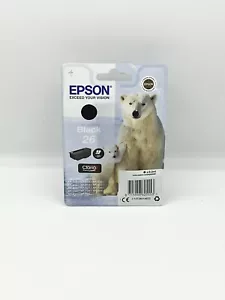 EPSON BLACK 26 PREMIUM CLARIA INK CARTRIDGE POLAR BEAR BRAND NEW & SEALED - Picture 1 of 3