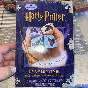 2000 Vintage Harry Potter Valentines Hallmark 24 Pack - Picture 1 of 4