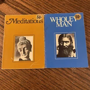Vintage Mini Pocket Paperback Book Lot Buddah Yoga Philosophy Meditation 70’s - Picture 1 of 7