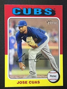 JOSE CUAS 2024 Topps Heritage #151 Chicago Cubs - Picture 1 of 2