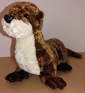 Aurora Hand Made "Sea Otter" Plush  19 1/2" Long; 8 1/2" Tall at Head - Picture 1 of 13
