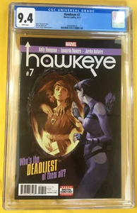 Hawkeye 7 CGC 9.4 Primera aparición Eleanor Bishop Marvel Comics 2017 Kate - Imagen 1 de 3