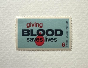 Rare Scoot# 1425 - 1971 6c Giving Blood Saves Lives Collectible Stamp - Picture 1 of 1