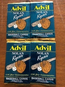 Nolan Ryan 1993 MIP Promotional ADVIL baseball cards Texas Rangers Commemorative - Picture 1 of 1