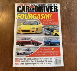 Car And Driver Magazine September 2003 Vol 49 No 3 Fourgasm Four Cyl Shootout - Picture 1 of 5