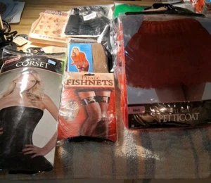 Costumi donna OSFA adulti, calze a rete corsetto tutù, lotto adulti - Foto 1 di 24