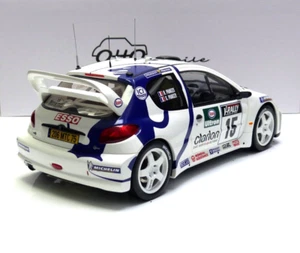 Peugeot 206 WRC Rallye Tour de Corse 1999 G. Panizzi #15 GO81 1:12 OttO-mobile - Imagen 1 de 7