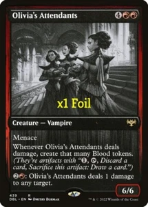 MTG Foil Innistrad: Double Feature DBL Olivia's Attendants MINT - Picture 1 of 1