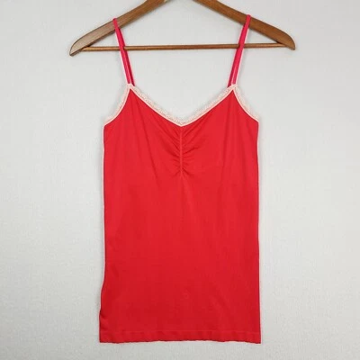 Camiseta sin mangas Victoria's Secret camisola para mujer grande roja mezcla de nailon sujetador Y2K Foto 1 de 4