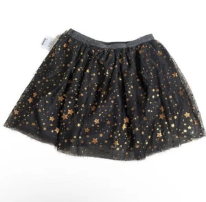 Way To Celebrate Halloween Girls Foil Mesh Skirt Small 6-6X New with Tags Stars - Picture 1 of 2