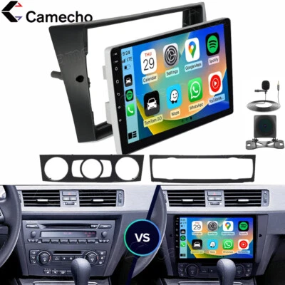 Radio estéreo para automóvil para BMW E90 M3 328i 335i Android 15 Carplay GPS Navegación Bluetooth Foto 1 de 4