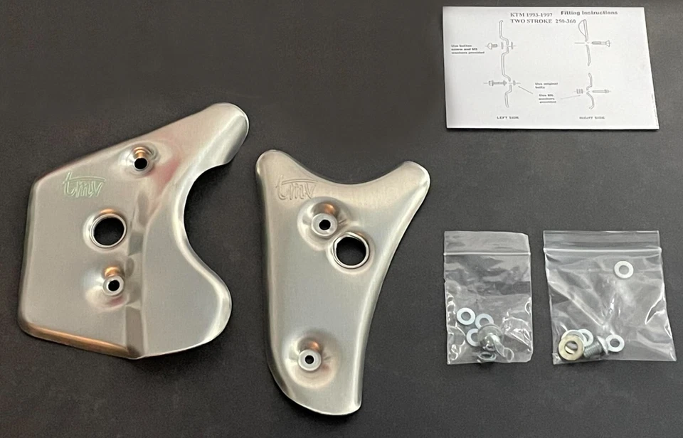 Aluminium FRAME GUARDS kit for KTM 2 Stroke 250-300-360 1993-97 - Изображение 1 из 2