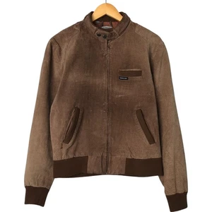 Used MEMBERS ONLY stand-collar suede leather jacket size M (men's) - Picture 1 of 24