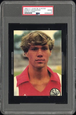 MARCO VAN BASTEN 1983 F.C. TARJETAS FOTOGRÁFICAS AJAX DE AJACIED PSA 2 POP 2 (2 SUPERIORES) Foto 1 de 2