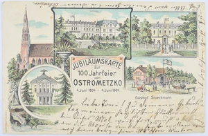 Ansichtskarte 100 Jahre Jubiläumskarte Ostrometzko 1904 Westpreußen Postkarte - Bild 1 von 2