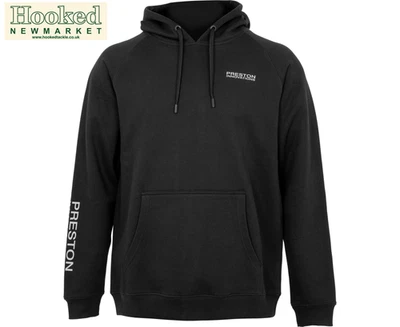 PRESTON INNOVATIONS Preston Black French Terry Fishing Hoody *All Sizes*