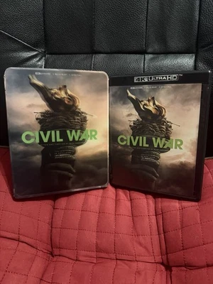 Civil War [A24] (4K Ultra HD, Blu-ray, 2024) with Lenticular Slipcover *No Code* - Image 1 of 4