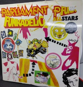 Parliament Funkadelic P-Funk All-Stars Dope Dogs VG DBL White Vinyl Import  - Picture 1 of 23