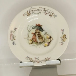 Royal Albert Benjamin Bunny Bone China Plate 1986 Beatrix Potter 17cm. Vintage - Picture 1 of 8