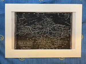 RARE Antique Map , J Archer, 1832 , England , Isle Of Wight - Picture 1 of 3