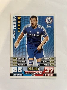 John Terry Chelsea Base 2014/15 PL Match Attax #59 - Picture 1 of 2