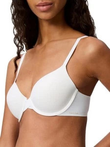 Calvin Klein Women Perfectly Fit Modern T-Shirt Bra F3837 30DD White NWT - Picture 1 of 4