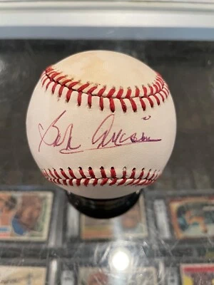 BOB ALLISON MINNESOTA TWINS WASHINGTON SENATORS SINGLE SIGNED BASEBALL JSA - Image 1 of 2