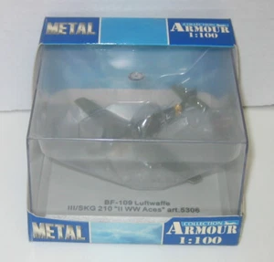 Armour Collection 1/100 5306 German Luftwaffe WWII Bf-109 Aces III/SKG 210 - Picture 1 of 3
