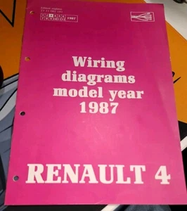 Wiring Diagrams Renault 4 (1987) - Picture 1 of 1