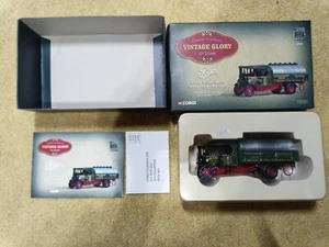 Corgi Foden Steam Wagon With Tank Vintage Glory Of Steam Series - Picture 1 of 3