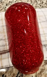 Vintage Custom Shift Knob Red Metal Flake rat fink Hot Rod Rat Rod Mooneyes - Picture 1 of 9
