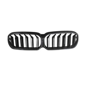 Carbon Fiber Front Bumper Grille Grill for BMW 530i 540i G30 LCI 2021-2024 - Picture 1 of 3