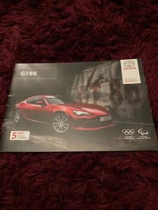 Folleto Toyota GT86 2018 - mayo 2018 edición del Reino Unido inc GT86, serie Pro & Club - Imagen 1 de 1