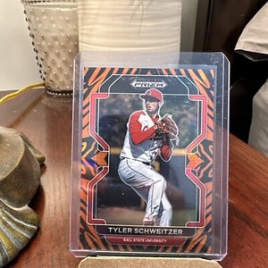 2022 Panini Prizm Draft Picks Snake Skin Tyler Schweitzer 58/99 #pdp161