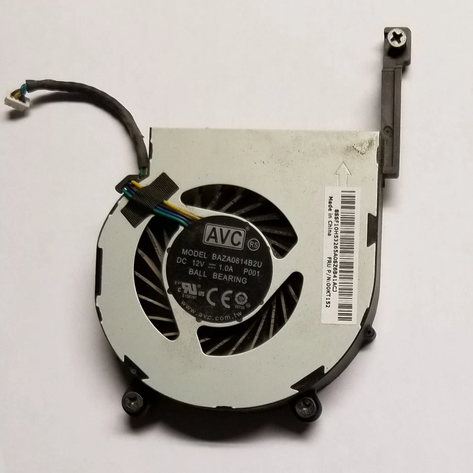 Lenovo ThinkCentre CPU Fan Cooler 00KT152 M700 M900 M715Q Mini Tiny Micro PCs - Image 1 of 1