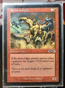 MTG - Reckless Ogre - Exodus - 98/143 - COMMON - Regular ~ MP - Picture 1 of 3
