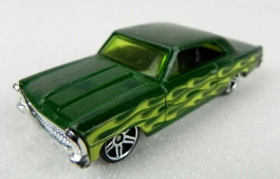 Hot wheels '66 NOVA Made in Malaysia vintage modellino car auto da collezione - Immagine 1 di 4