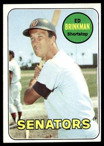 1969 Topps #153 Ed Brinkman  VG-EX-B112R1