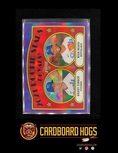 2021 Topps Heritage Chrome Purple Hot Box SP Rookie Stars Singer / Heath #129