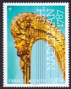 2014 FRANCE N°4860** JH NADERMAN Musique Harpe Europa CEPT Harp Music MNH - Foto 1 di 1