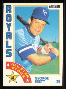 1984 O-Pee-Chee #223 George Brett AS