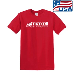 Maxell Speaker Men's Red Size S to 5XL - Picture 1 of 1