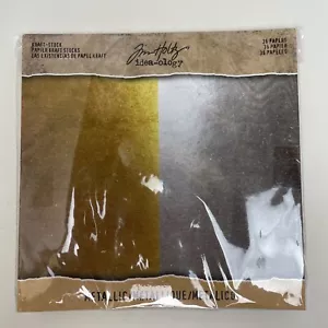 Tim Holtz Idea-Ologie Mini Vorrat 8 x 8 Kraft Stock Metallic th93586 - Bild 1 von 6