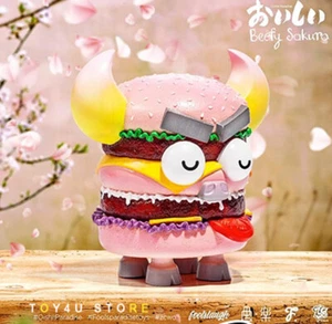Fools Paradise Burger BEEFY Sakura Vinyl H15CM(6inch) Sofubi - Picture 1 of 2