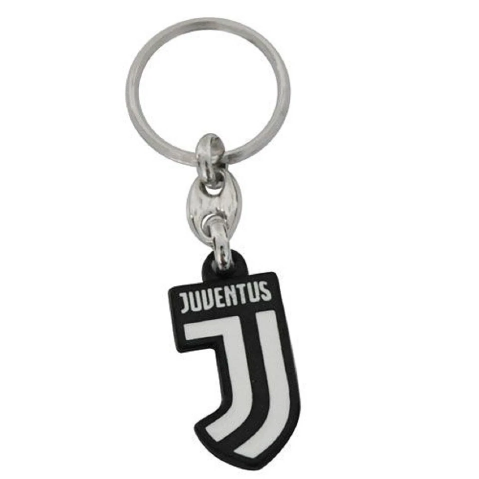 Portachiavi Juventus Calcio F.C. Gomma Con Logo JJ Ufficiale PS 08860 - Immagine 1 di 1