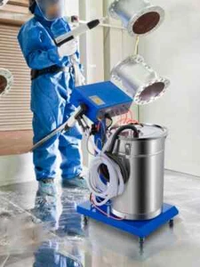 SIHAO Nuevo dispositivo de recubrimiento en polvo 45L con pistola pulverizadora máquina pulverizadora WX-958 - Imagen 1 de 12