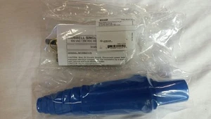 Hubbell HBL400FBL CAMLOC Cable Mount Female Plug Kit E16 SERIES- BLUE - 2/0-4/0  - Picture 1 of 1