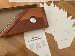MAGIC MUSIC CHILDREN JUDY HARP W/DOT TO DOT 15 STRINGS LAP HARP INSTRUMENT - Picture 1 of 6